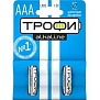 Элемент питания (батарейка) щелочной ТРОФИ LR03-2BL