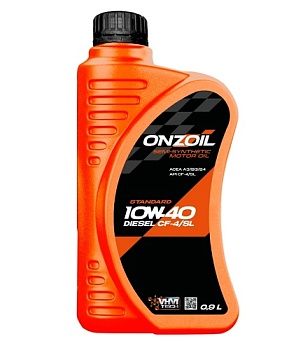 Масло моторное ONZOIL Standard 10W-40 Diesel CF-4 SL 0.9 л