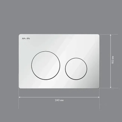 Кнопка смыва для инсталляции PrimeFit L белый глянец AM.PM I090101