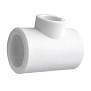 Тройник полипропиленовый редукционный 50x20x50 белый, РосТурПласт