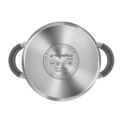 Кастрюля из нержавеющей стали 4,2л MAUNFELD LEONA MF50LN01CR