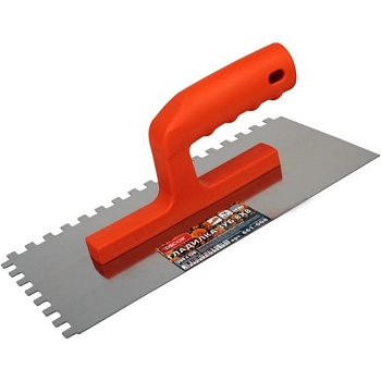 Гладилка зубчатая 280х130мм зуб 8х8 мм Decor 661-008