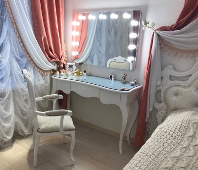 Зеркало гримерное 900x700мм E14x13 Континент