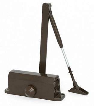 Доводчик дверной 40-60 коричневый Фабрика замков