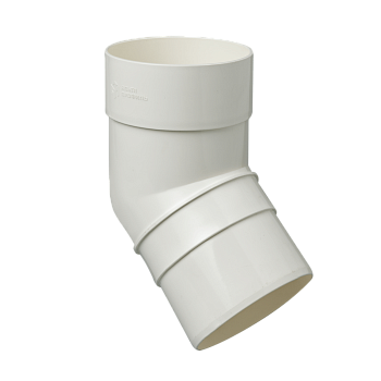 Колено 67 гр. (белый) 85 мм Комфорт Альта-Профиль