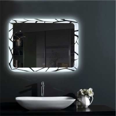 Зеркало 80x60 см Алмаз-Люкс 3П-32 (подсветка, сенсор)