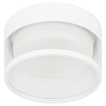 Светильник встраиваемый под лампу GX53 ЭРА KL82 WH белый