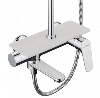 Душевая система с тропическим душем RedBlu by Origin Bit 977720000 Damixa