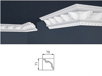 Потолочный плинтус Marbet Exclusive B-23 Потолочный плинтус Marbet Exclusive B-23