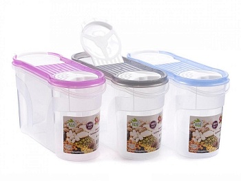 Емкость для сыпучих продуктов пластмассовая 1400 мл 30312R DDStyle