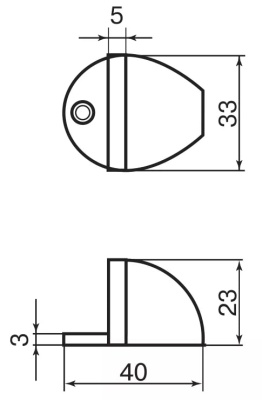 Стопор 01 РC перламутровый хром PALLADIUM