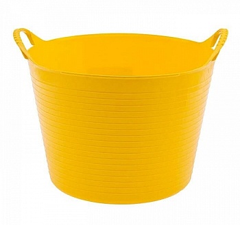 Ведро гибкое сверхпрочное 14 л  желтое  Сибртех 67502