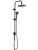 Душевая система с тропическим душем ST1550 Black ESKO