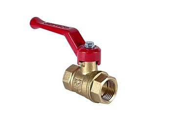 Кран шаровой латунный DeltaPro 1/2'' ВР/ВР рычаг VALFEX VF.214.LR1.012.DP
