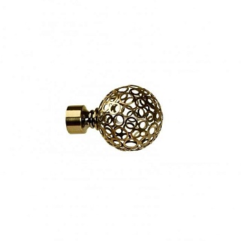 Наконечник Ажур 16 мм, антик, 2 шт