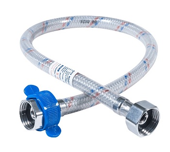 Подводка гибкая для воды гайка 1/2 - гайка 1/2, 120см, ЦЕНТР САНТЕХНИКИ