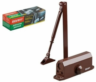 Доводчик дверной гидравлический 35011-60 коричневый ВОЛАТ