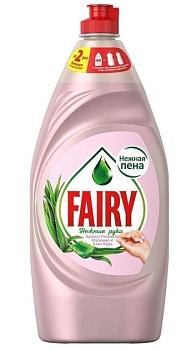 Средство для мытья посуды Fairy Окси Нежные руки Розовый жасмин и Алоэ Вера 0,90 л