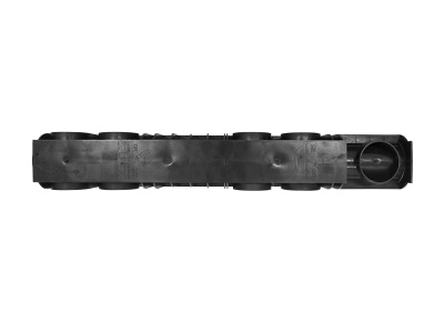 Лоток 100.175 h195 пластиковый Ecoteck (черный)