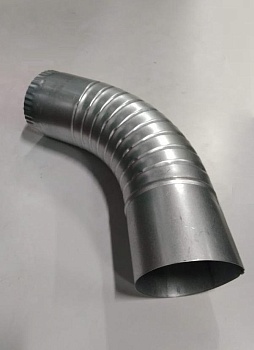 Колено из оцинкованной стали 0.5 d100 Жесть