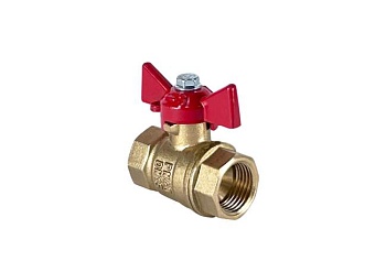 Кран шаровой латунный DeltaPro 3/4'' ВР/ВР бабочка VF.217.LB1.034.DP