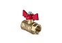 Кран шаровой латунный DeltaPro 3/4'' ВР/ВР бабочка VF.217.LB1.034.DP