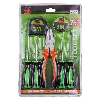 Набор инструментов (7 предметов) ISMA-777