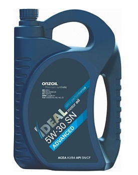 Масло моторное синтетическое ONZOIL 5W30 IDEAL SN 