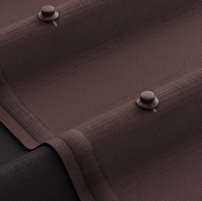 Лист кровельный ONDULINE x5 SR-150 3D (коричневый) 1.95x0.96м