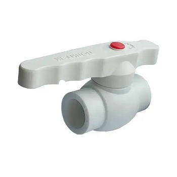 Кран шаровой ПП 25 мм Политэк