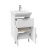 Тумба под умывальник Венеция-Милан Н 55-01 Белый глянцевый Belux