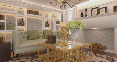 Декоративный камень Сланец саянский (белый), упак. 0.6 м2