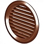 Решетка вентиляционная пластиковая, круглая МВ 50/4бВ коричневая, VENTS