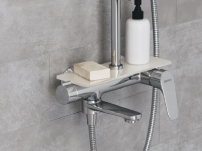 Душевая система с тропическим душем RedBlu by Origin Bit 977720000 Damixa