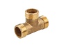 Тройник латунный, наружная резьба 1/2
