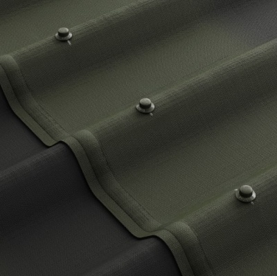 Лист кровельный ONDULINE x5 SR-150 3D (зелёный) 1,95x0,95м