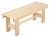 Лавочка разборная 100х33x43 см Банные штучки