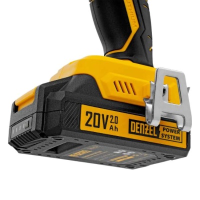 Дрель-шуруповерт аккумуляторная Denzel CDQ-20 (2 АКБ, ЗУ, кейс)