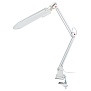 Светильник настольный на струбцине белый, ЭРА NL-201-G23-11W-W