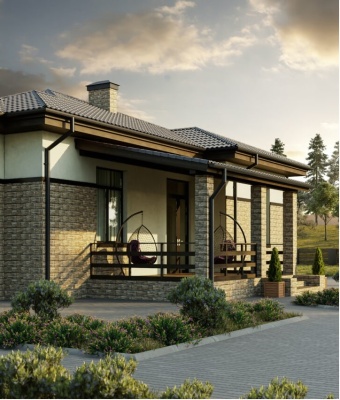 Плитка для фасада Old town графит 246x120 мм Березакерамика