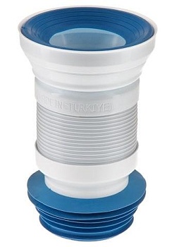 Удлинитель гибкий для унитаза, армированный 500 мм (AVE129500) AV Engineering