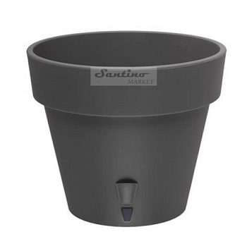 Горшок двойной с картриджем 2,5 л LATINA Антрацит