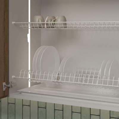 Сушилка для посуды 500 MOUNT белая AKS 113271