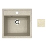 Мойка из искусственного камня, бежевый, Rio, BelEvors
