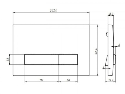 Комплект BERGES: инсталляция ATOM Line 410 + унитаз OKUS, сидение дюропласт Okus Slim SO