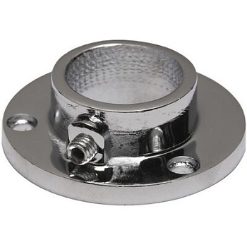 Крепление (розетка) трубы d 32 мм, хром, AKS 23761