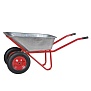 Тачка строительная SKIPER 2x125 PROFI, 125л