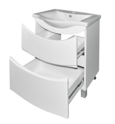 Тумба с умывальником Гамма 23оФ5/1-У 55 Базик-7055
