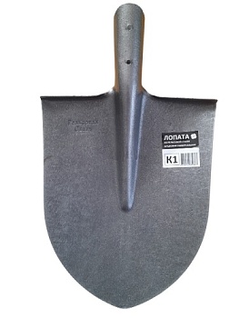 Лопата штыковая из рельсовая стали К1, 00000184
