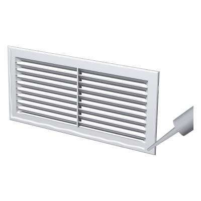 Решетка вентиляционная белая 170х80мм МВ 80-1с VENTS